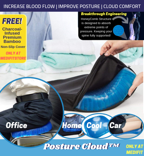 Posturecloud Spinal Alignment Comfort Cushion Egg Sitter
