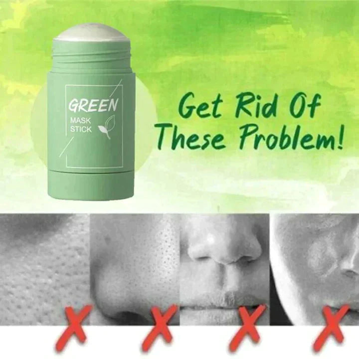 GREEN TEA PORE CONTROL STICK MASK - DEEP CLEANSING PORES, ACNE BLACKHEAD REMOVER AND OIL CONTROL
